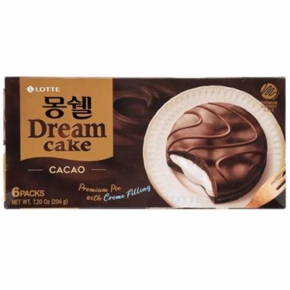 Dream Cake biszkopty czekoladowe z pianką 192g Lotte