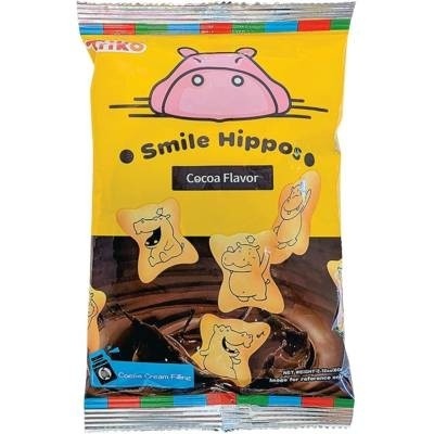 Ciasteczka nadziewane Smile Hippos Czekoladowe 60g Triko