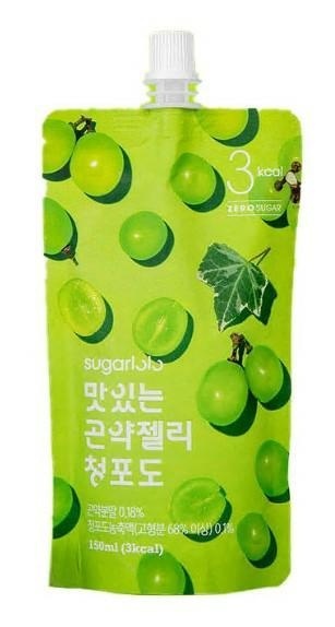 Galaretka Konjac Zielone winogrono 150g SUGARLOLO
