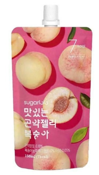Galaretka Konjac Peach Brzoskwinia 150g SUGARLOLO