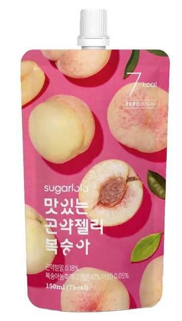 Galaretka Konjac Peach Brzoskwinia 150g SUGARLOLO