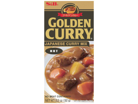Golden Curry Mix Hot (Ostry) 92g S&B