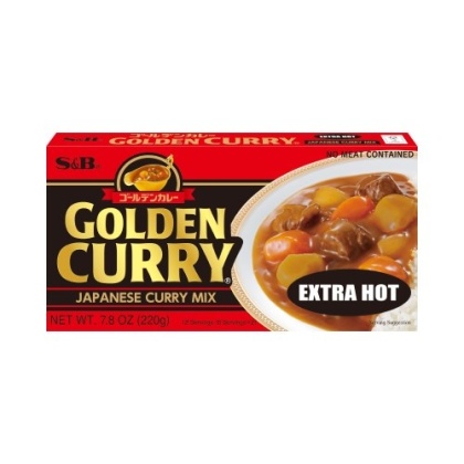 Golden Curry Mix Super HOT (Bardzo Ostra) 220g S&B