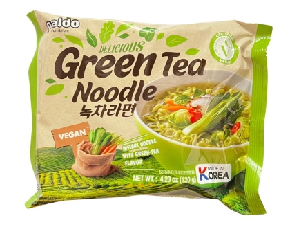 Green Tea Noodle Vegan 120g Paldo