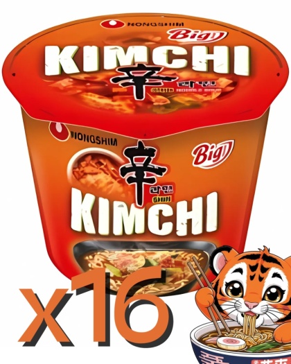 Karton KimChi Ramyun Bowl/miska 112g Nongshim