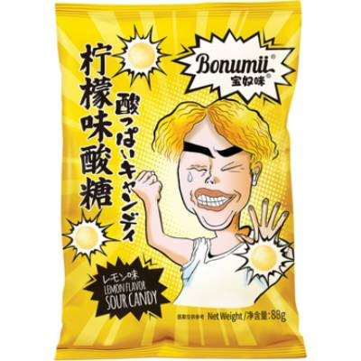 Kwaśne Cukierki Smak Cytrynowy 88g Bonumi