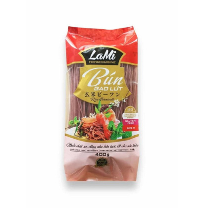 Makaron ryżowy brązowy BUN GAO LUT 400g LAMI