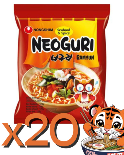 Karton Neoguri owoce morza, pikantna 20x120g Nongshim