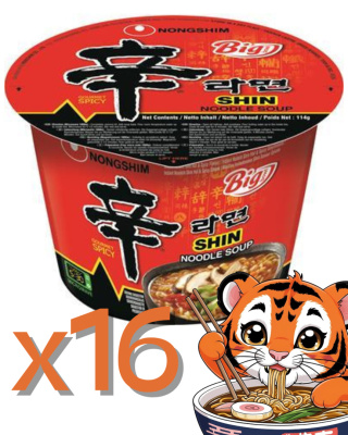 Karton Shin Ramyun Big Bowl/Miska 16x114g Nongshim