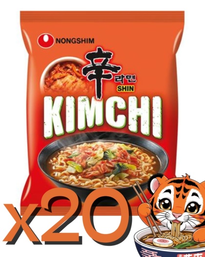 Karton KimChi Shin Ramen 20x120g Nongshim