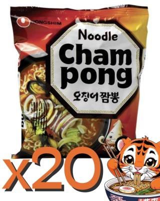 Karton Champong owoce morza 20x124 g Nongshim Wyprzedaż 07.08