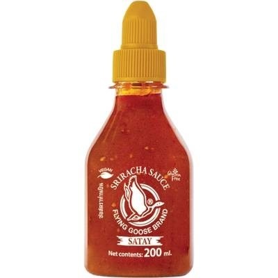 Sriracha o smaku Satay 200ml Flying Goose