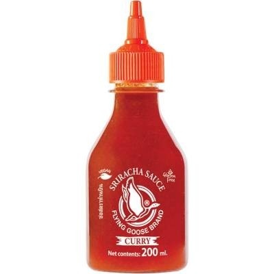 Sriracha o smaku Curry 200ml Flying Goose