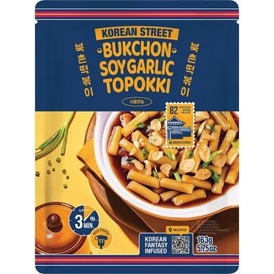 Topokki z sos sojowy & czosnek 163 g Korean Street