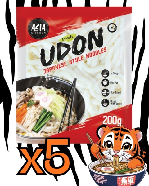 Makaron UDON fresh 5x200g Asia Kitchen