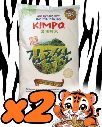 2xRyż do sushi Kimpo Calrose 2x9,07kg