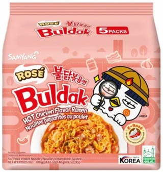 Buldak Cream Carbonara Flavour 5x140g Samyang