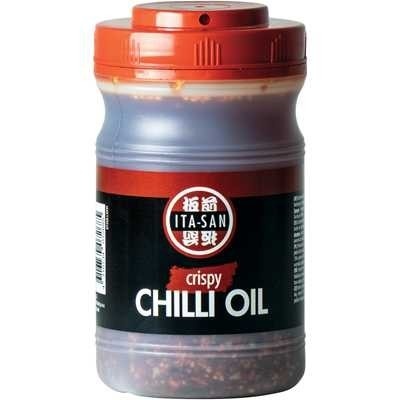 Chrupiący olej z chili, ostry 900g Ita-San