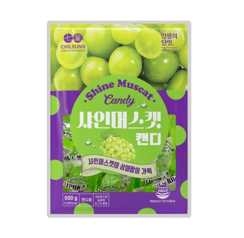Cukierki Shine Muscat Candy smak winogron muscat 250g CHILSUNG