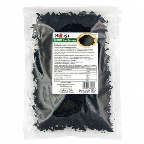 Glony Wakame cięte 100g Asia Kichen