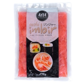 Imbir Marynowany Różowy 240 g Asia Kitchen