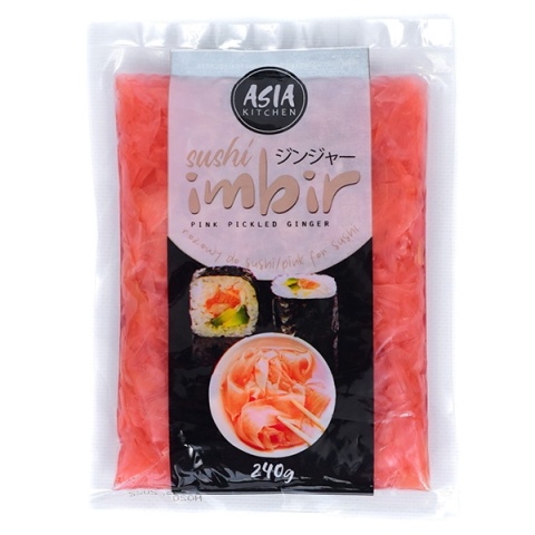 Imbir Marynowany Różowy 240 g Asia Kitchen