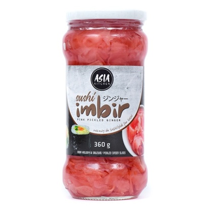 Imbir Marynowany Różowy 360 g Asia Kitchen