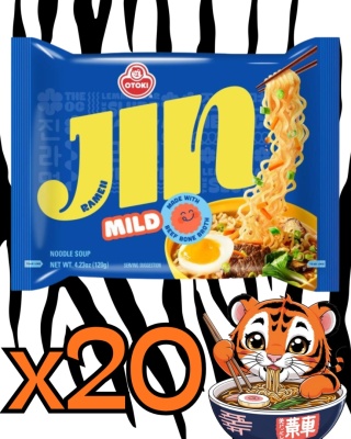 Karton Jin Ramen Mild (łagodna) 20x120g Ottogi