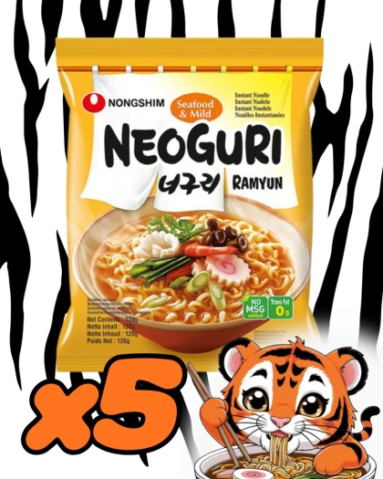 Karton Neoguri owoce morza, łagodna 5szt x 120g