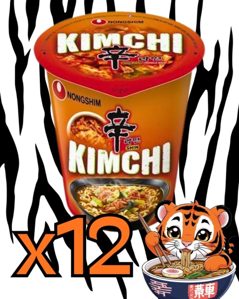 Karton Shin Kimchi Ramyun Cup (12x75g) Nongshim