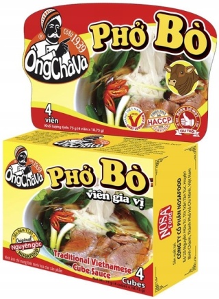 Kostki Bulionowe Do Zupy Pho Bo (Wołowina) 75g Ong Chà Và
