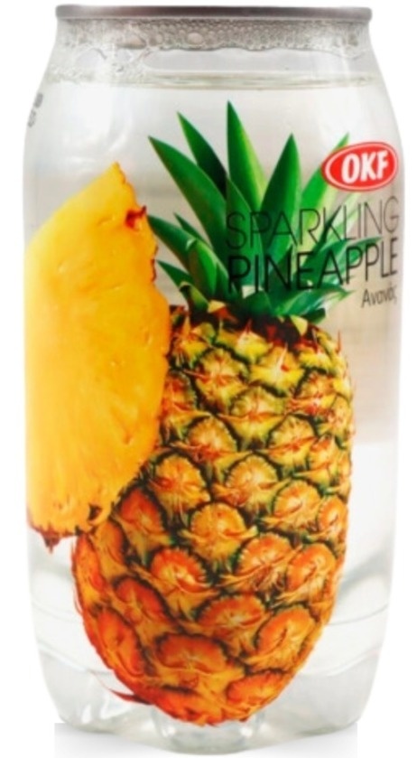 Napój Gazowany Sparkling O Smaku Ananasowym 350 ml OKF