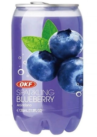 Napój Gazowany Sparkling O Smaku Jagodowym 350 ml OKF
