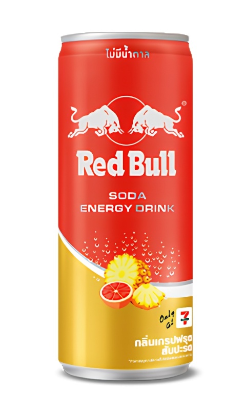Napój energetyczny o smaku grejpfrutowym i ananasa 250ml RED BULL