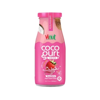 Napój CocoGurt o smaku jogurtowym z puree Truskawki 280 ml Vinut