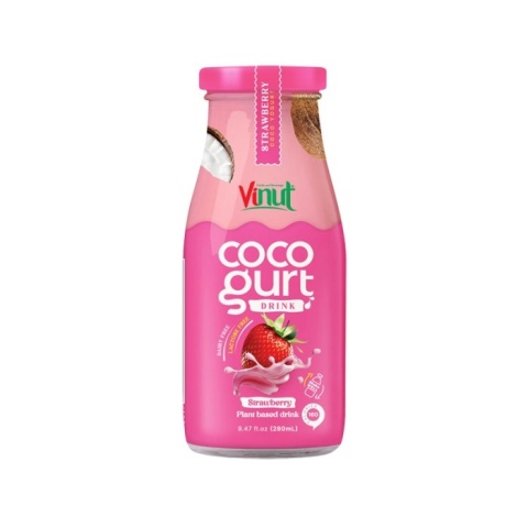 Napój CocoGurt o smaku jogurtowym z puree Truskawki 280 ml Vinut