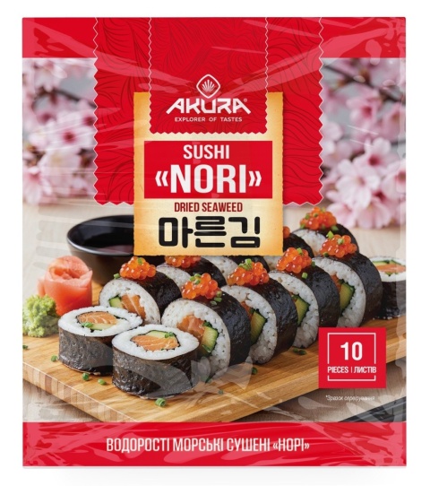 Nori Do Sushi 10 Arkuszy 23g Akura