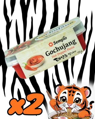 Pasta paprykowa Gochujang, ostra 2x170g Sempio