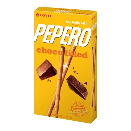 Pepero Choco Filled nadziane czekoladą Koreańskie 32g Lotte