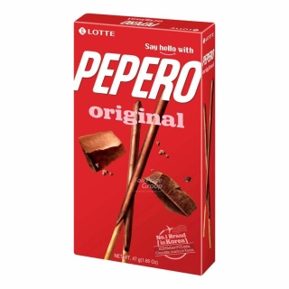 Pepero Oryginal o smaku czekoladowym Koreańskie 32g Lotte