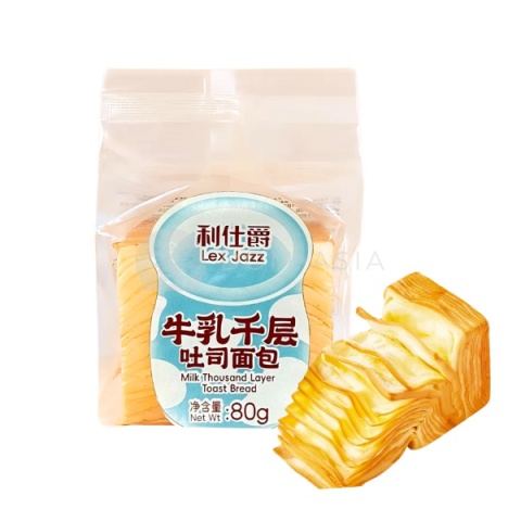 Tost warstwowy o smaku mleka 80g LEX JAZZ