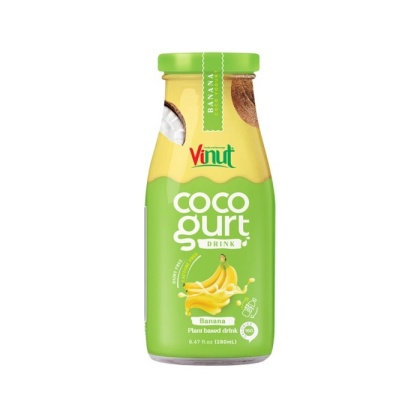 Napój Cocogurt o smaku jogurtowym z puree z bananów 280 ml Vinut
