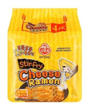 Cheese Ramen Stir-Fry 4x120g Ottogi