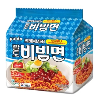5pack Instant Noodles BIBIMMEN 5x130g Paldo