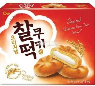 Original Rice Cake Cookies, Ciasteczka z nadzieniem ryżowym 258g CW