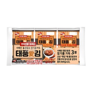 Nori Snack z wodorostów o smaku kimchi 4g TAEPOONG
