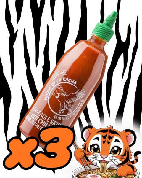 Sos chili sriracha 3x815g/740ml Uni-Eagle