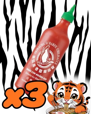 Sriracha 3X730ml Flying Goose