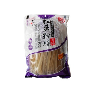 Szeroki makaron ze skrobi z batatów Glass Noodle 500g TYM