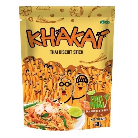 Tajskie paluszki o smaku Pad Thai 60g KATO KHAKAI